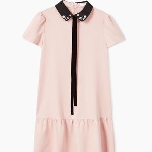Mango Babydoll neck dress